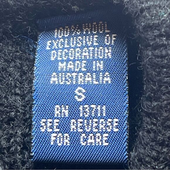 Karen Scott Women's Holiday Wool Cardigan Sweater Black/Green/Red Multi Small - Picture 3 of 8